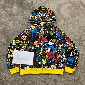 Authentic Bape 2000’s Baby Milo and Friends Full Zip Hoodie M